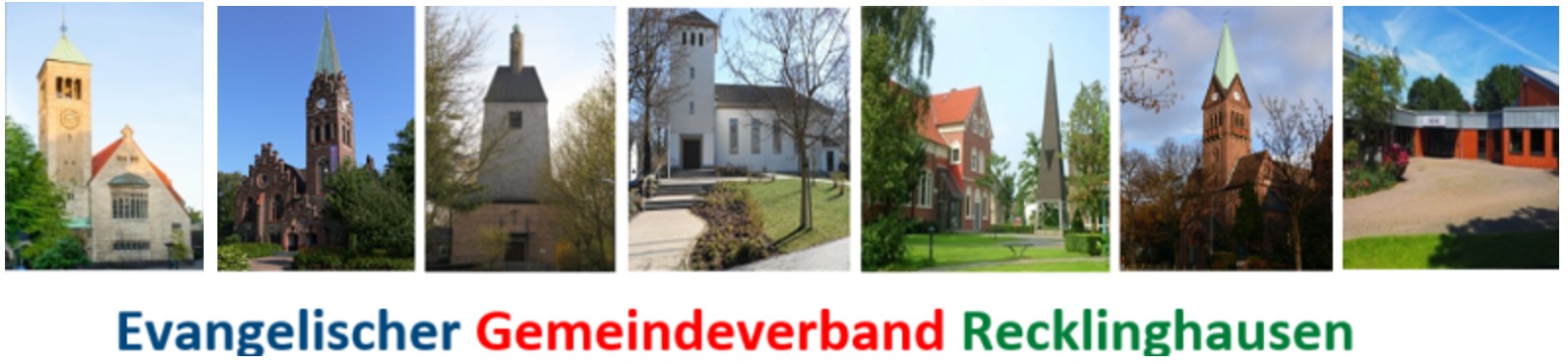 Es sind Bilder von den Kirchen in Recklinghausen zu sehen